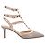 Décolleté a punta Valentino Garavani Rockstud Grigio