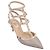 Décolleté a punta Valentino Garavani Rockstud Grigio - vista 3