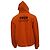 Felpa con zip Balenciaga Crew in cotone arancione - vista 4