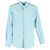 Camicia Bottonata Loro Piana in Cotone Azzurro
