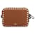 Bolso de Hombro Rockstud Valentino Garavani Castaño  - vista 4