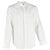 Camicia a maniche lunghe con bottone nascosto Giorgio Armani in cotone bianco Nero
