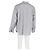 Giorgio Armani Patterned Hidden Button Shirt in Grey Cotton - view 6
