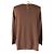 Autre Marque PULLOVER IN LANA E SETA CON STAMPA LEOPARDO LEONARD FASHION Marrone - vista 3