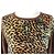 Autre Marque PULLOVER IN LANA E SETA CON STAMPA LEOPARDO LEONARD FASHION Marrone - vista 4