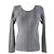 Autre Marque Langarmiger Polyester-Karomantel PLEATS PLEASE Braun Grau