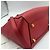 Borsa a mano Céline in pelle rossa Rosso - vista 6