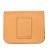 Billetera compacta de cuero Epsom Constance de Hermès Castaño - vista 3