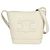 Céline Borsa a Spalla Celine Small Bucket in Pelle Triomphe Bianco