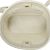 Céline Borsa a Spalla Celine Small Bucket in Pelle Triomphe Bianco - vista 6