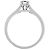 Cartier Solitaire 1895 Platinring - Ansicht 3