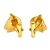 Hermès Gemelli a forma di Cavallo Hermes in Placcatura Oro D'oro - vista 2