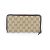 Gucci Brauner GG Canvas Lange Brieftasche - Ansicht 2