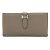 Hermès Cartera larga Hermes Bearn Soufflet Verso Castaño