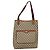 GUCCI GG Supreme Web Sherry Line Tote Bag PVC Beige Oro 39 002 4487 Auth ti3236