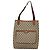 GUCCI GG Supreme Web Sherry Line Tote Bag PVC Beige Oro 39 002 4487 Auth ti3236 - vista 2