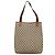 GUCCI GG Supreme Web Sherry Line Tote Bag PVC Beige Oro 39 002 4487 Auth ti3236 - vista 3
