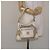 Borsa a spalla in tela MCM Vicetos Logogram beige oro Auth 129427 D'oro - vista 22