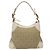 Borsa a spalla in tela MCM Vicetos Logogram beige oro Auth 129427 D'oro - vista 3