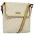 Borsa a spalla GUCCI GG Supreme PVC Bianco Oro 223666 Auth bs26841 D'oro