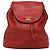CHANEL Kaviarhaut Rucksack Kaviarhaut Rot Gold CC Auth 127574 - Ansicht 2