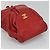 CHANEL Kaviarhaut Rucksack Kaviarhaut Rot Gold CC Auth 127574 - Ansicht 6