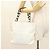 CHANEL Ketten-Tote Tasche aus Lammleder Weiß CC Auth 128237 - Ansicht 24