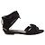 Louis Vuitton Sandali in suede neri Nero