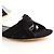 Louis Vuitton Sandali in suede neri Nero - vista 4