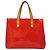 LOUIS VUITTON Monogram Vernis Reade PM Borsa a Mano Rossa M91088 LV Auth bs26765 Rosso - vista 13