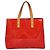 LOUIS VUITTON Monogram Vernis Reade PM Borsa a Mano Rossa M91088 LV Auth bs26765 Rosso - vista 2
