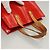 LOUIS VUITTON Monogram Vernis Reade PM Borsa a Mano Rossa M91088 LV Auth bs26765 Rosso - vista 6