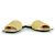 Sandali lido in pelle gialla Bottega Veneta Giallo - vista 6