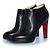 Stivaletti in pelle nera Christian Louboutin
