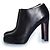Stivaletti in pelle nera Christian Louboutin - vista 2