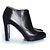 Stivaletti in pelle nera Christian Louboutin - vista 4