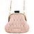 Miu Miu Belle Mini Matelassé Clutch Rosa - vista 2