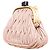 Miu Miu Belle Mini Matelassé Clutch Rosa - vista 5