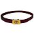Cintura in pelle vintage Gucci bordeaux Bordò