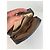 Clutch in pelle monogramma Louis Vuitton vintage marrone - vista 3