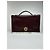 Vintage Givenchy Ledertasche braun Lila - Ansicht 13