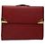 Vintage Givenchy Leather Wallet red