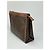 Triomphe Céline Clutch in pelle monogramma vintage Celine marrone - vista 12