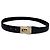 Céline Vintage Celine Paris Triomphe Ledergürtel Schwarz