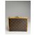 Céline Cartera de cuero marrón Celine Triomphe Castaño - vista 2