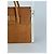 Vintage Courreges Leder-Wolltasche braun - Ansicht 14
