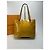 Bolsa de couro Vernis Louis Vuitton vintage amarela Amarelo - vista 2