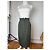 Gonna in lana vintage Dior verde M