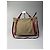 Vintage 2Way Gucci Monogramm Tasche beige rot - Ansicht 4