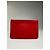 Clutch in pelle Loewe Anagram vintage rossa Rosso - vista 12